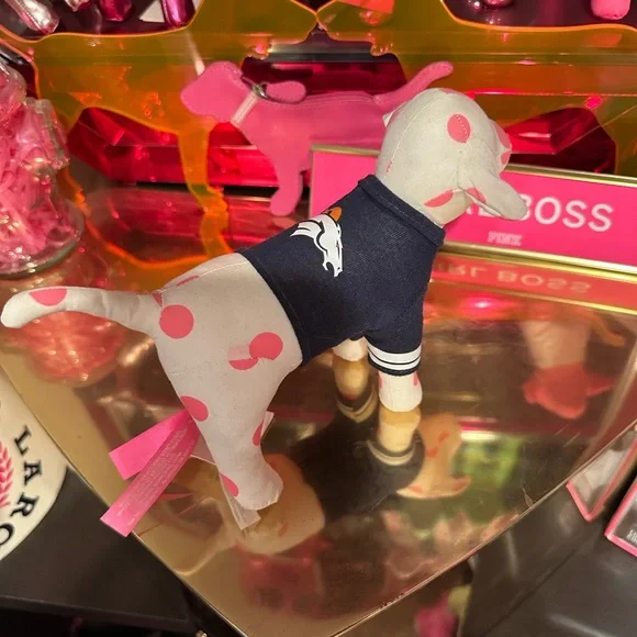 PINK Victoria's Secret Denver broncos dog - Picture 2 of 4